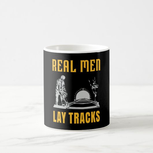 Real men legendäre Tracks Kaffeetasse (Mittel)