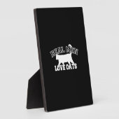Real Men Liebe Cats Grafisches Design auf schwarze Fotoplatte (Seite)