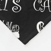 Real Men Liebe Cats Jazzy Style Fleecedecke (Ecke)