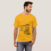 REAL MEN LIEBE CATS T - Shirt (Vorne ganz)