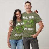 Real Men Liebe Frogs T - Shirt (Unisex)