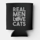 Real Men Liebe Katzen Dosenkühler (Vorderseite)