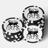 Real Men Liebe Katzen in stilvollem Design Pokerchips (Stapel)