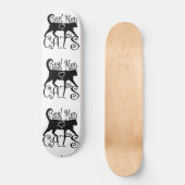 Real Men Liebe Katzen in stilvollem Design Skateboard (Vorderseite)