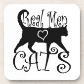 Real Men Liebe Katzen in stilvollem Design Untersetzer (Vorderseite)