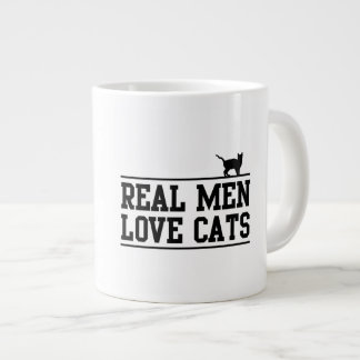 Real Men Liebe Katzen Jumbo-Tasse