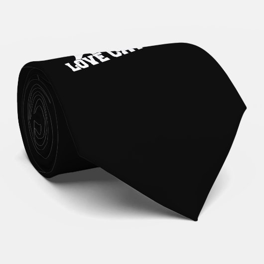 Real Men Liebe Katzen Krawatte (Gerollt)