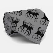 Real Men Liebe Katzen Krawatte (Gerollt)