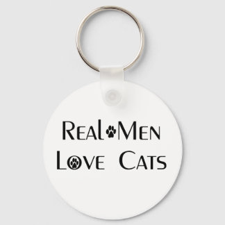 Real Men Liebe Katzen Schlüsselkette Schlüsselanhänger