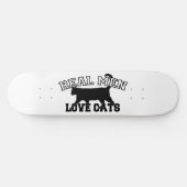 Real Men Liebe Katzen Skateboard (Horizontal)
