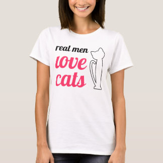 Real Men Liebe Katzen T-Shirt
