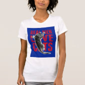 Real Men Liebe Katzen T-Shirt (Vorderseite)
