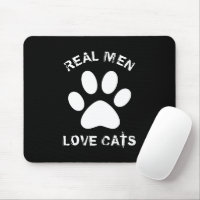 Real Men-Liebe Katzenbenutzerdefinierter Text Pers