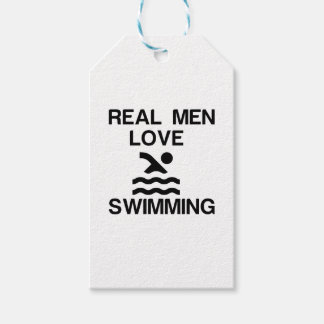 REAL MEN LIEBE SWIMMING GESCHENKANHÄNGER