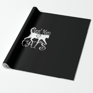 Real Men Love Cats in Style Geschenkpapier