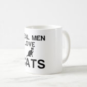 REAL MEN LOVE CATS KAFFEETASSE (VorderseiteRechts)