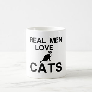 REAL MEN LOVE CATS KAFFEETASSE