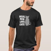 REAL MEN LOVE CATS T-Shirt (Vorderseite)