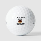 REAL MEN LOVE DONUTS GOLFBALL (Vorderseite)