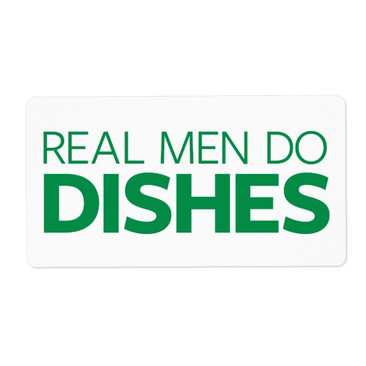 Real Men machen Geschirr (Vorne)