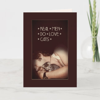 Real Men machen Liebe Cats 😻 Card Karte
