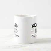 Real Men machen Twins Kaffeetasse (Mittel)