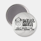 Real Men Magnet (Vorderseite/Rückseite)
