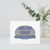 Real Men Marry Orthodontists Postkarte (Stehend Vorderseite)