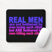 Real Men mousepad (Mit Mouse)