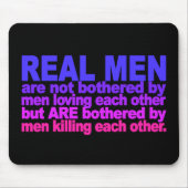 Real Men mousepad (Vorne)