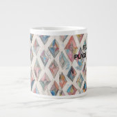 Real men platziert Diamanten Jumbo-Tasse (Vorderseite)