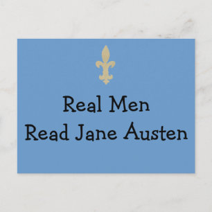 Real Men...Read Jane Austen Postkarte