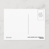 Real Men: Rugby Postkarte (Rückseite)