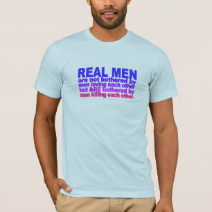 Real Men Shirt - wählen Sie Stil & Farbe