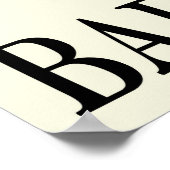 Real Men Sing Barbershop Poster (Ecke)