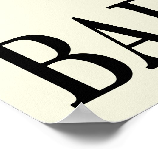 Real Men Sing Barbershop Poster (Ecke)