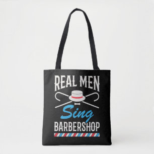 Real Men Sing Barbershop Quartett Sänger Tasche