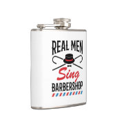 Real Men Sing Barbershop Singer Gesang Flachmann (Rechts)