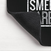 Real Men Smell Like Byrbecue Funny Bbq Grill Dad G Mousepad (Ecke)