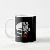 Real Men Smell Like Byrbecue Funny Bbq Grilling Gi Kaffeetasse (Links)