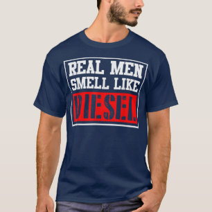 Real Men Smell Like DIESEL funny car mechanic T-Shirt