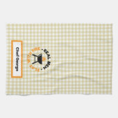 Real Men spielen mit Grillabend Geschirrtuch (Horizontal)