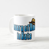 Real Men tragen Hats Kaffeetasse (Vorderseite Links)