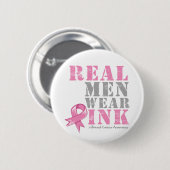 Real Men tragen Pink Button (Vorne & Hinten)