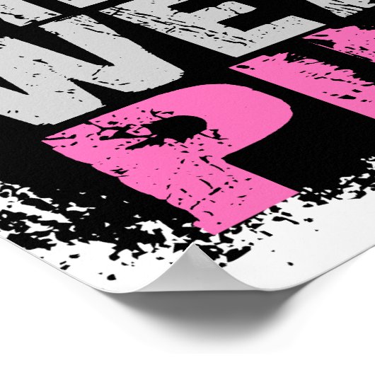 Real Men tragen Pink Poster (Ecke)