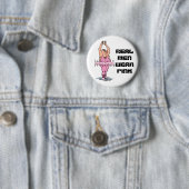 Real Men tragen rosa Funny Fat Typ Ballett Button (Beispiel)