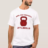 Real Men Train With Kettlebells T-Shirt (Vorderseite)
