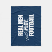 Real Men Watch Fleecedecke (Vorderseite)