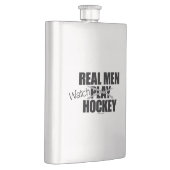 Real Men Watch Hockey Hip Flask Flachmann (Rechts)