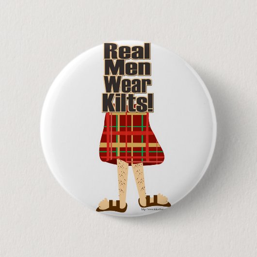 Real Men Wear Kilts Button (Vorderseite)